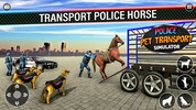 US Police Dogs Transport Horse screenshot 2