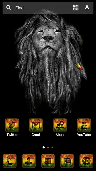 Reggae Rasta Solo Launcher Theme - Preview 5