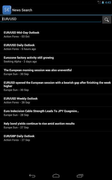 Forex Currency Rates 2 - Preview 1