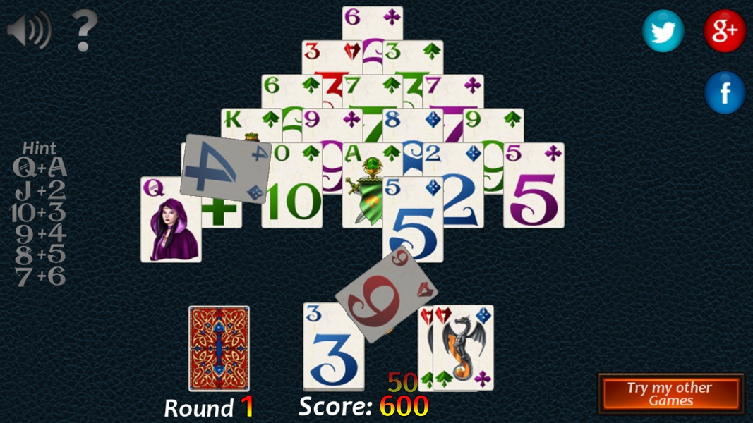Fantasy Pyramid Solitaire - Preview 5