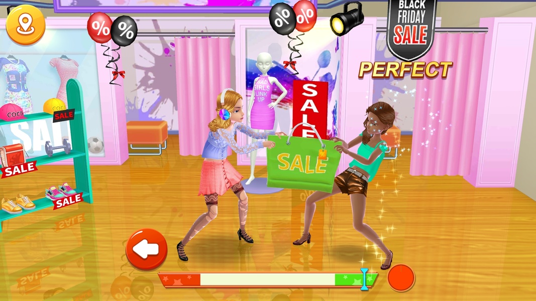 Black friday shopping store mania game online