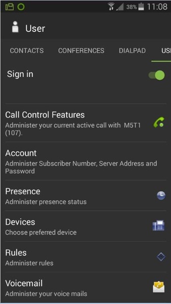 OpenScape Mobile - Preview 8