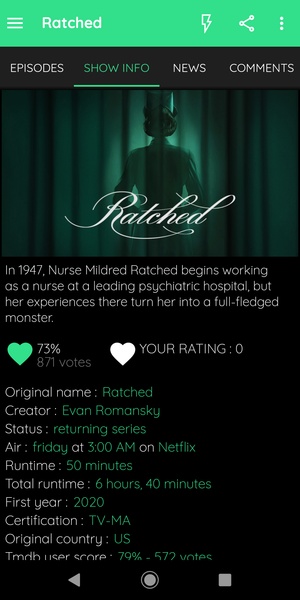 TV Show & Movie Tracker - Preview 4