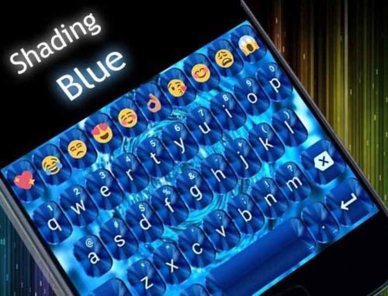 Theme Shading Blue for Emoji Keyboard - Preview 1