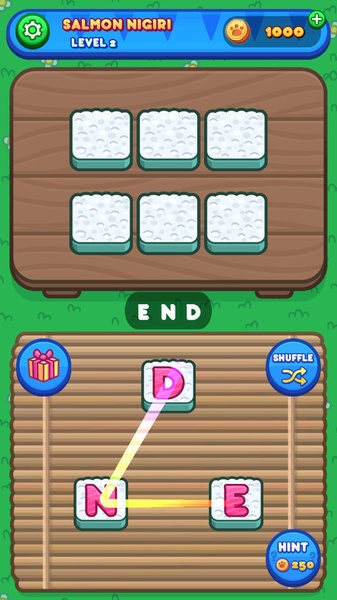 Sushi Cat: Word Search Game - Preview 2