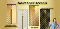 Gold Zipper Lock Screen screenshot 8