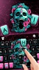 Roses Floral Skull Keyboard Th screenshot 4