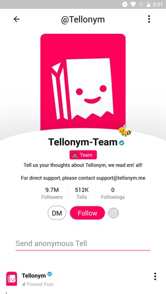 Tellonym para Android Baixe o APK na Uptodown