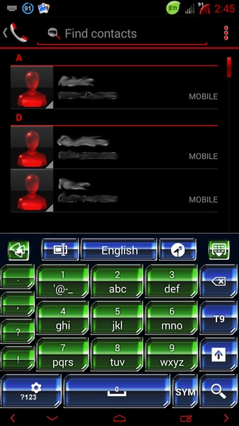 Alien Hive GO Keyboard Theme - Preview 5
