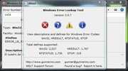 Windows Error Lookup Tool Portable screenshot 1