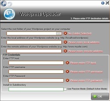 Wordpress Uploader screenshot 1