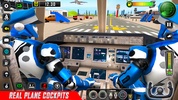 Robot Pilot Airplane Games 3D screenshot 4
