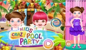 Crazy Kids Pool Party screenshot 1