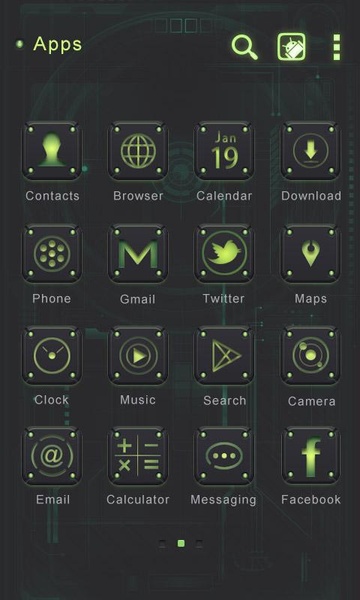 Control GOLauncher EX Theme - Preview 2