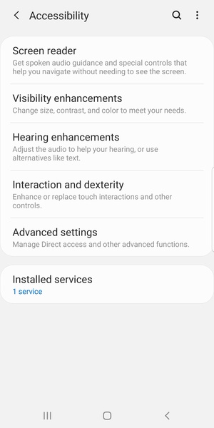 Accessibility Settings Shortcut - Preview 1