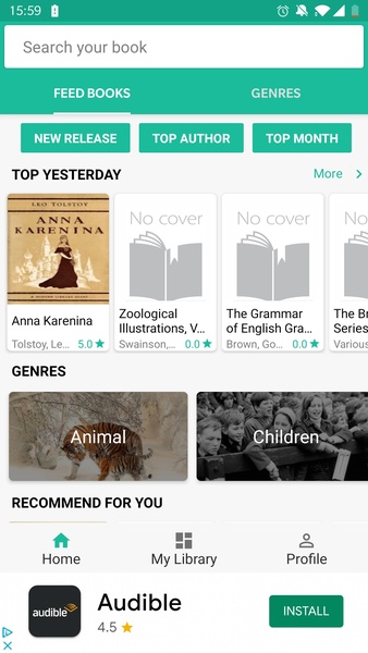 Gutenberg Book Reader - Preview 1