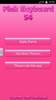 Pink Keyboard for S4 screenshot 1