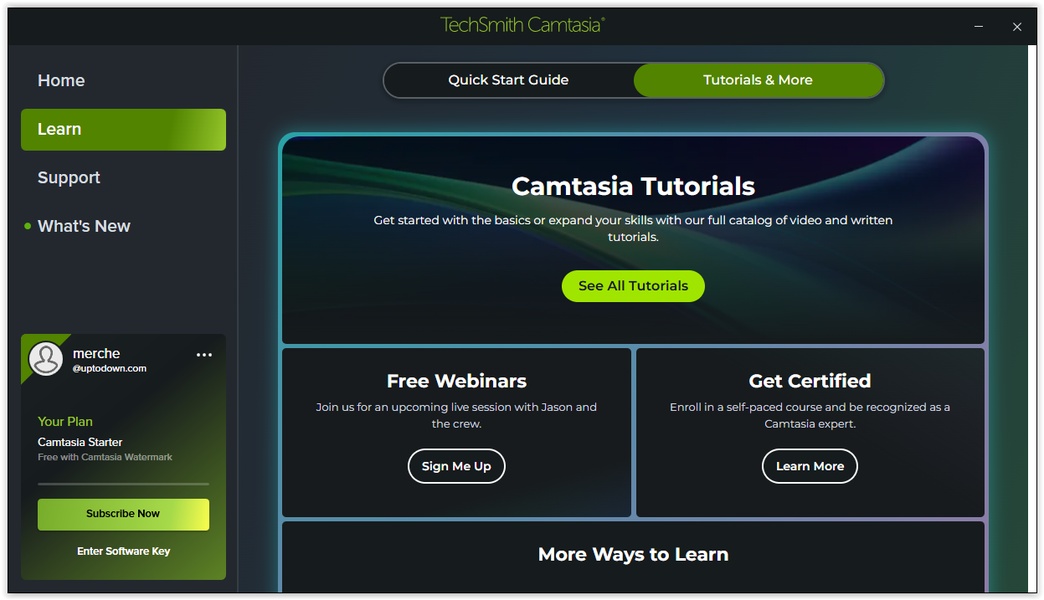 Camtasia para Windows - Baixe gratuitamente na Uptodown