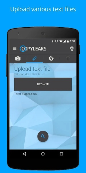 Androidove aplikacije programera Copyleaks Technologies Ltd. na usluzi  Google Play
