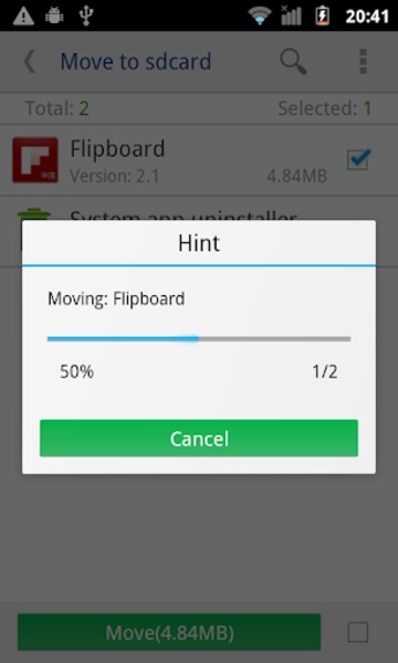 Move app to SD card - Preview 3