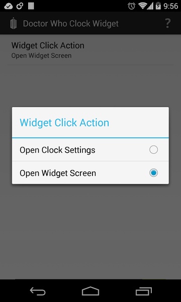 Doctor Who Clock Widget - Preview 4