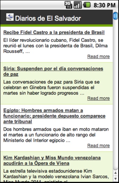 Diarios de El Salvador - Preview 1
