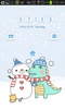 YongYong Snowman locker theme screenshot 1
