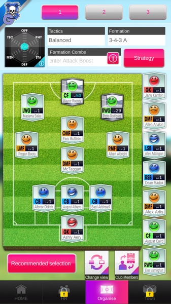 SEGA Pocket Club Manager - Preview 4
