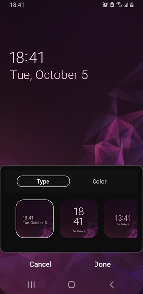Samsung Clock style - Preview 4