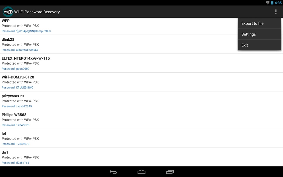 Wi-Fi Password Recovery - Preview 10