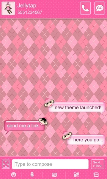 Sock Monkey GO SMS - Preview 3