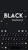 Ultra Black Keyboard Theme screenshot 1
