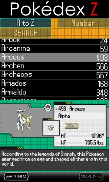 Pokedex Z - Preview 2