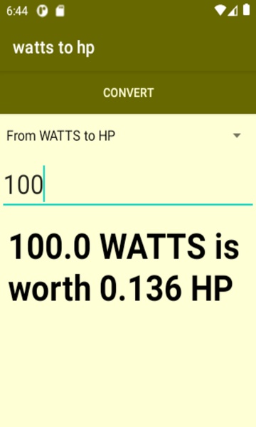 watts to hp converter - Preview 4