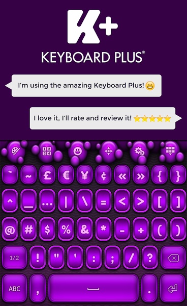 Keyboard Purple HD - Preview 2