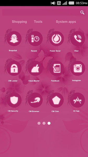 Pink Flower Theme - Preview 1