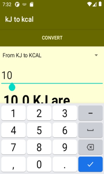 kJ to kcal converter - Preview 3