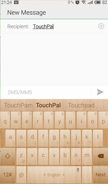 TouchPal SkinPack Natural Wood - Preview 2