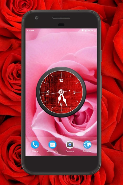 Red Clock Live Wallpaper - Preview 4