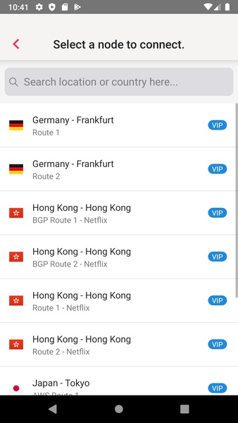 LightyearVPN - Preview 2