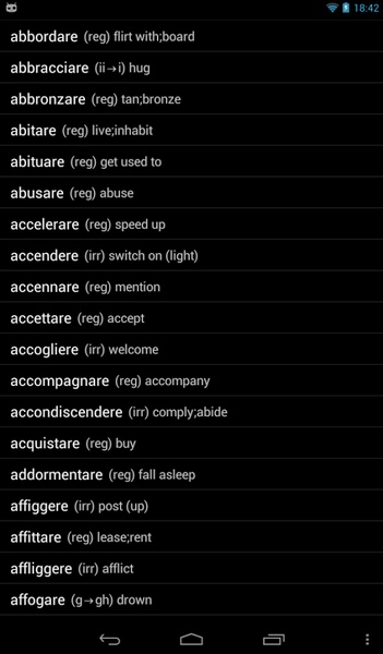 Italian Verbs - Preview 1
