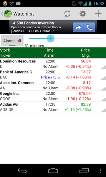 Stocks Portfolio - Preview 3