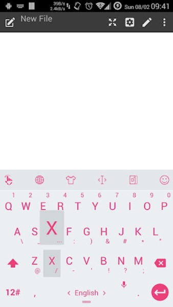 Theme x TouchPal Lollipop Pink - Preview 6