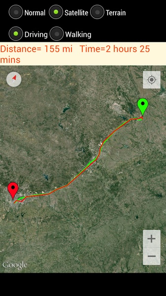 GPS Route Finder - Preview 1