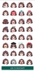 Emoji Cute girls Stickers screenshot 2