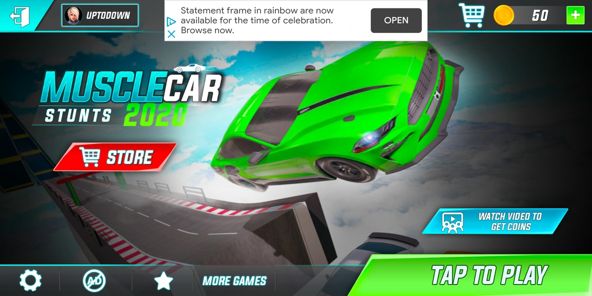 Juegos de Carros - Muscle Car Stunts Mega Ramps - Acrobacias de