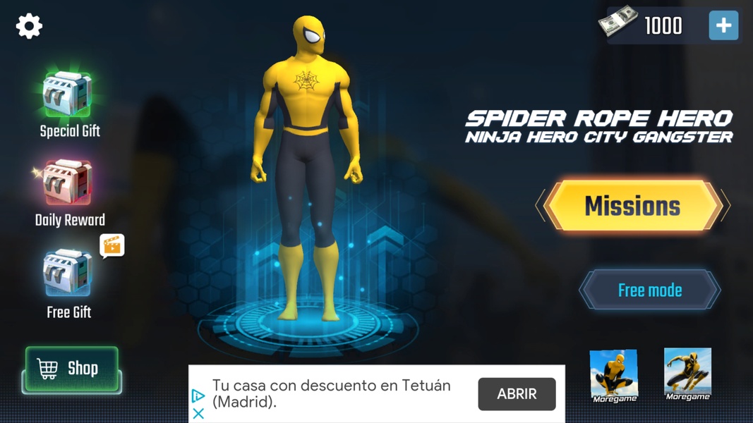 Spider Rope Hero Man Games Game for Android - Download