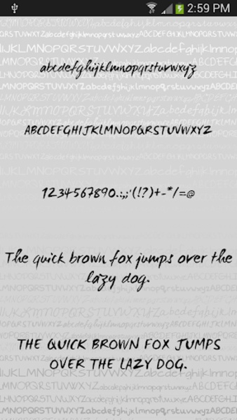 Handwritten 3 Free Font Theme - Preview 1
