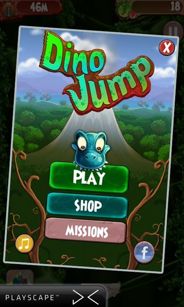JUMPING DINO - Walkthrough Gameplay - INTRO (Android) 