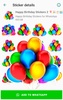 Happy Birthday Stickers screenshot 7